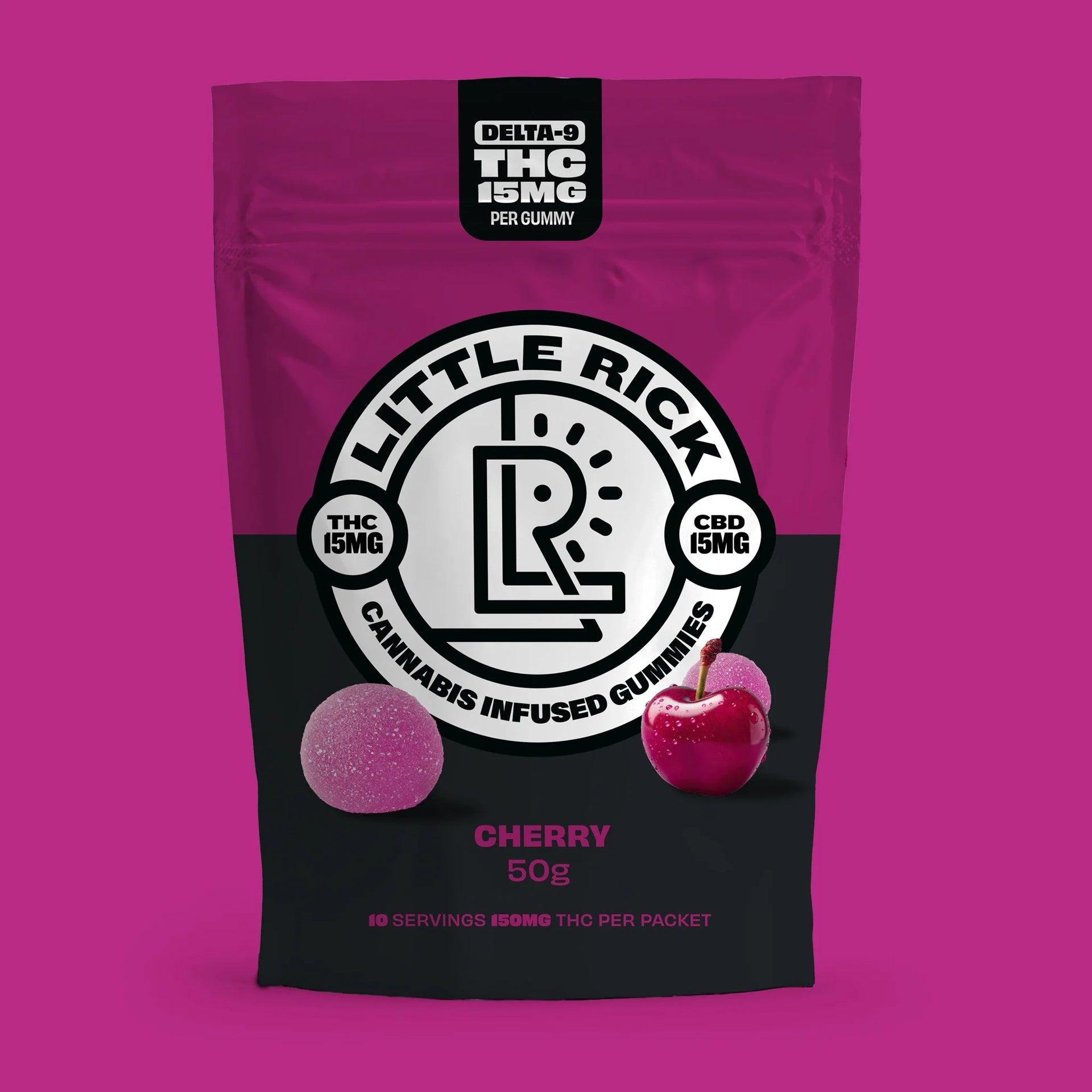 Cherry - Rapid Onset 15mg Delta-9 THC Gummies