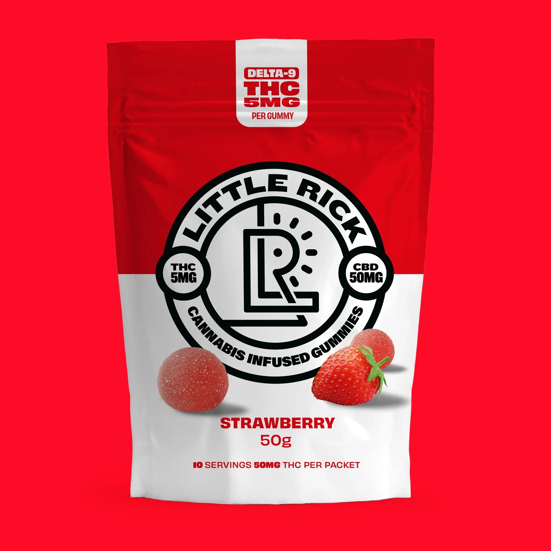 Strawberry - Rapid Onset 5mg Delta-9 THC Gummies