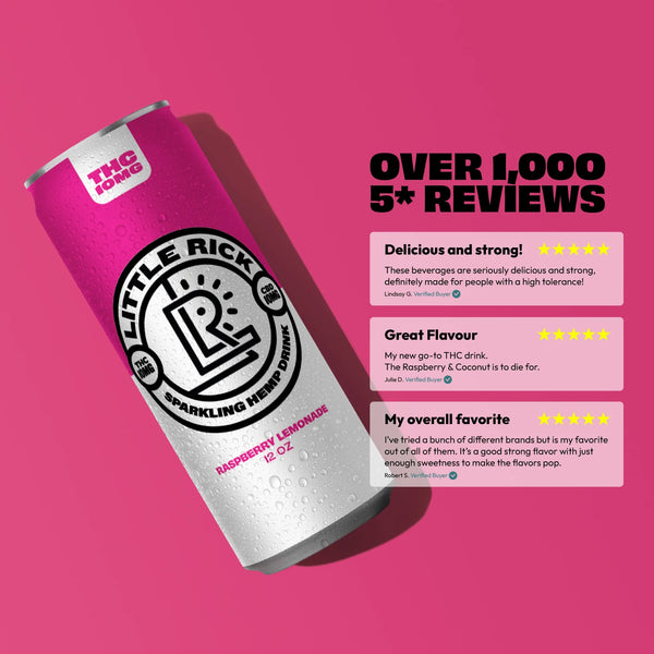 Raspberry Lemonade - 10mg THC Drink