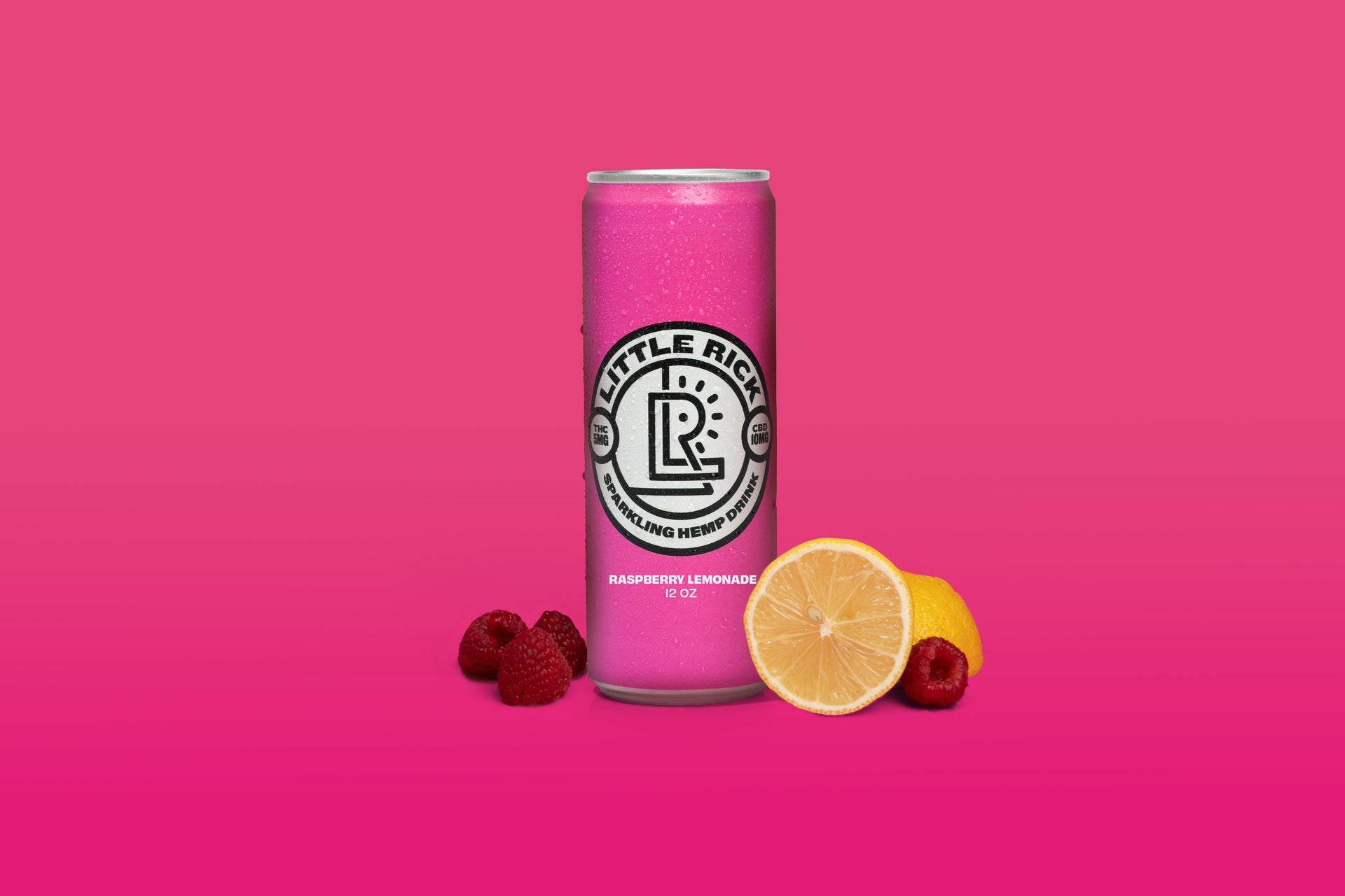 Raspberry Lemonade - 5mg THC Drink
