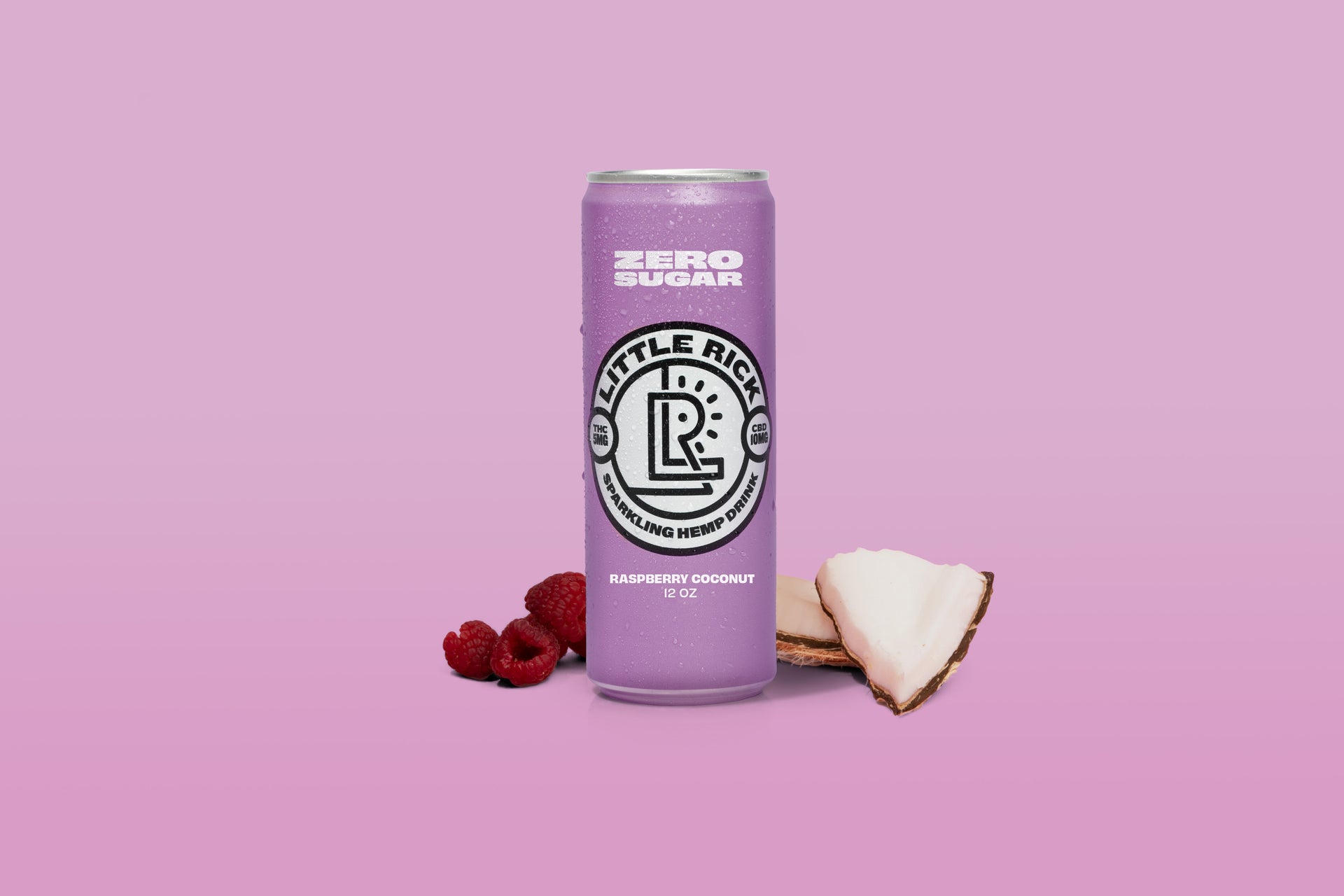 Raspberry Coconut - 5mg THC Drink