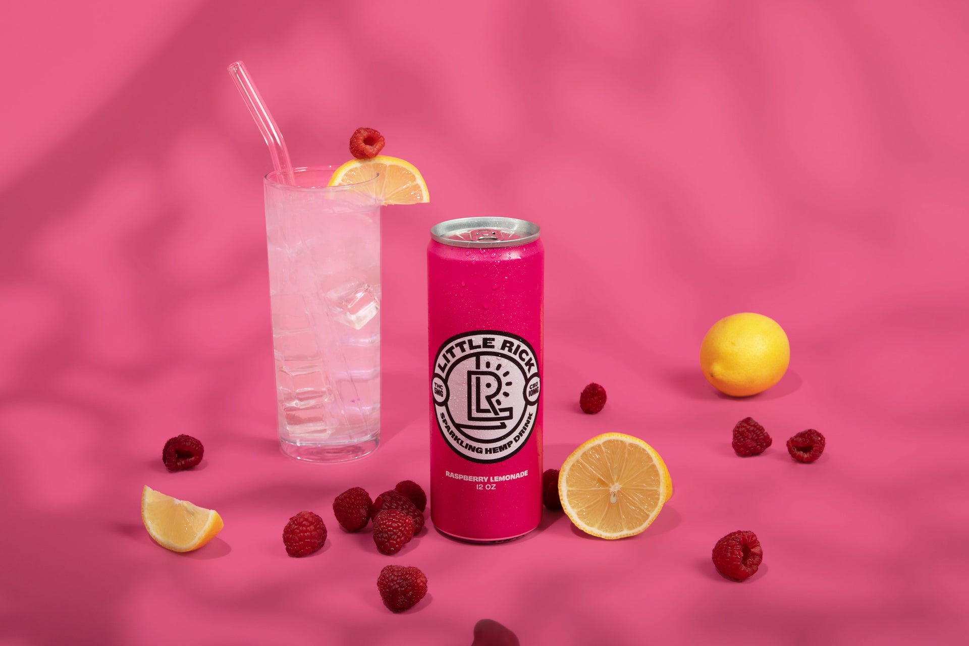 Raspberry Lemonade - 5mg THC Drink