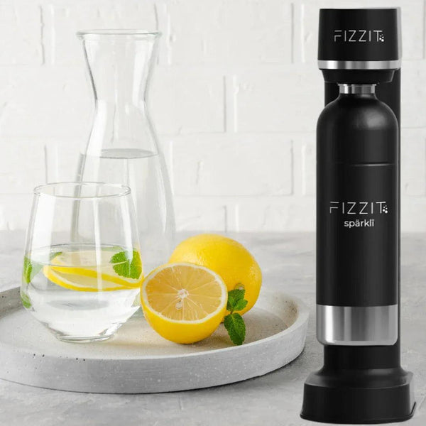 Fizzit Spärklï Carbonated Water Soda Maker with Stainless Steel Bottle Included - Gifts for You 'n Me