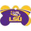 Louisiana State University Tigers NCAA Pet ID Tag - Large Bone