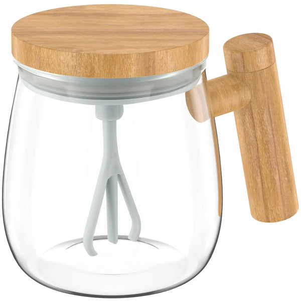 Self Stirring Bamboo Mug