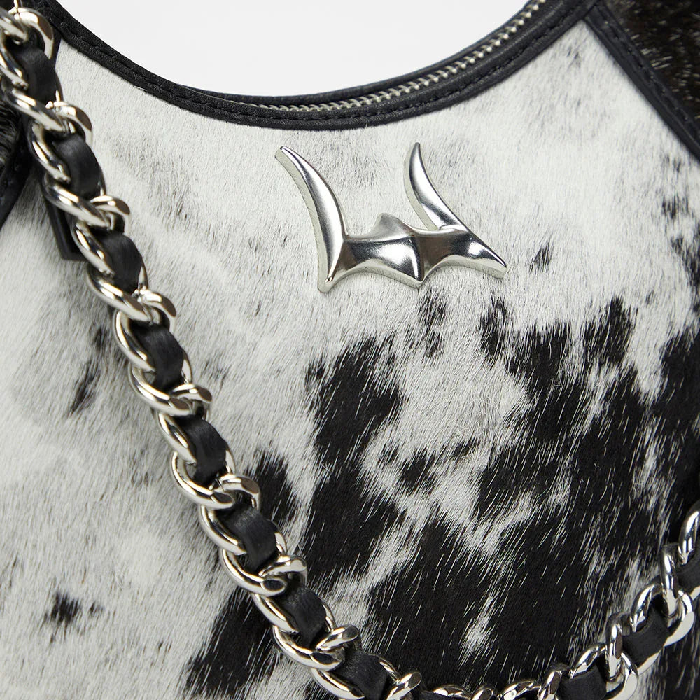 Loyal West LUEVE HAIRON LEATHER BAG
