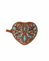 Loyal West Cupid Coin Pouch Handtooled Leather - Whiskey & Water