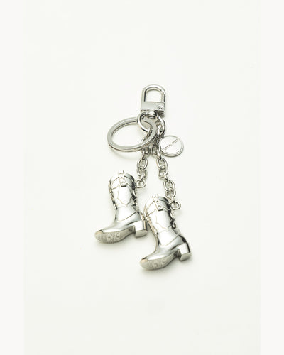 Loyal West Boots Bag Charm - Concho Silver