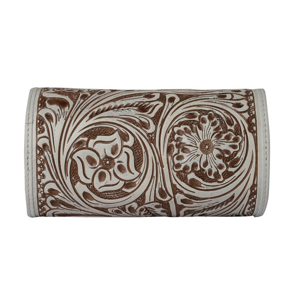 Handtooled Canyon Jewellery Case - Ivory Dust