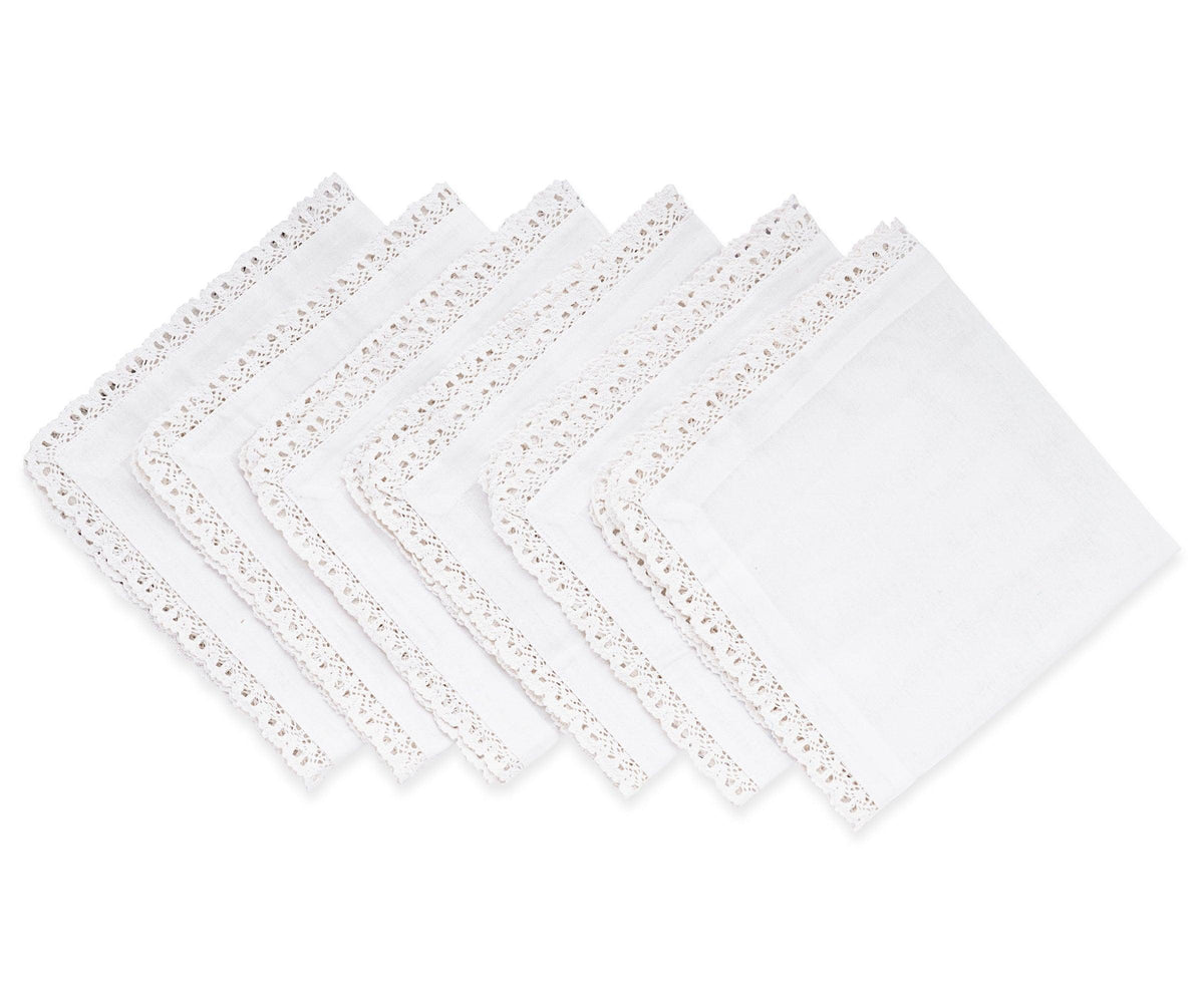 White Lace Napkins