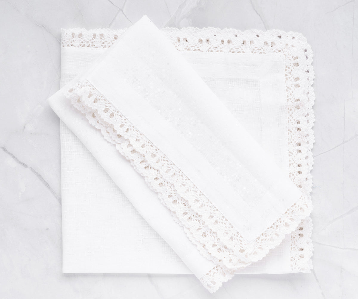 Wedding Napkins - Lace Napkins