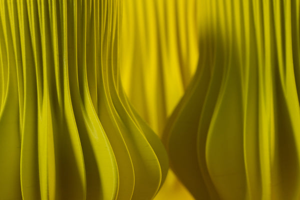 LAMELLA VASE • LEMON