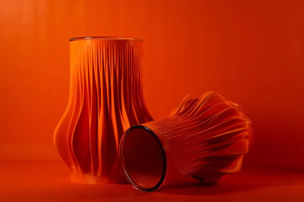 LAMELLA VASE • ORANGE - Gifts for You 'n Me