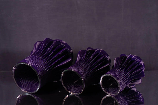 LAMELLA VASE • PLUM - Gifts for You 'n Me