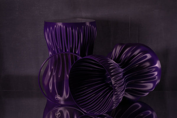 LAMELLA SIDE TABLES • PLUM