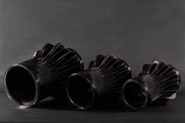LAMELLA VASE • SLATE - Gifts for You 'n Me