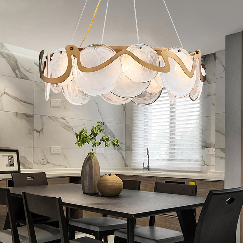 Modern Simple Glass Chandelier