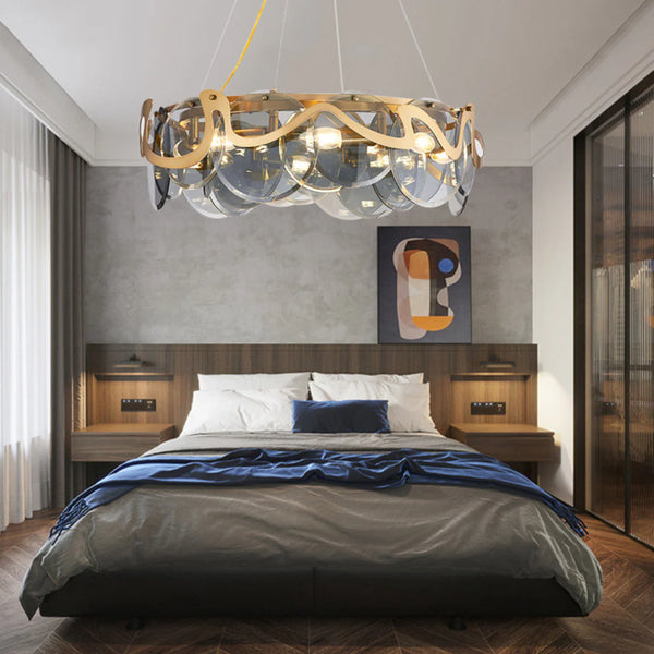 Modern Simple Glass Chandelier