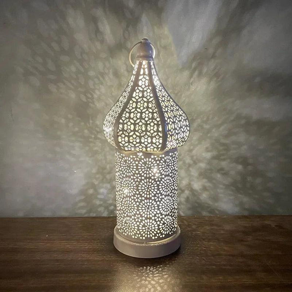 Lantern - LED Gold Wrought Iron