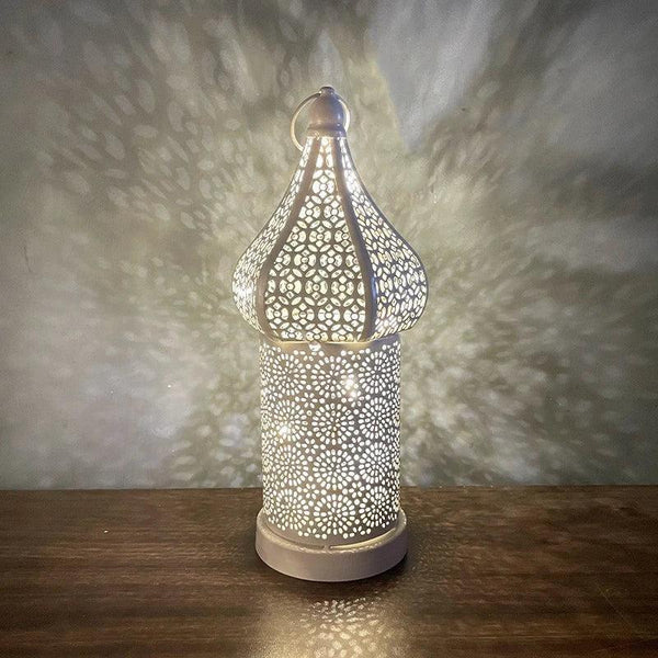 Lantern - LED Gold Wrought Iron