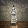 Lantern - LED Iron Moroccan Retro - white-S