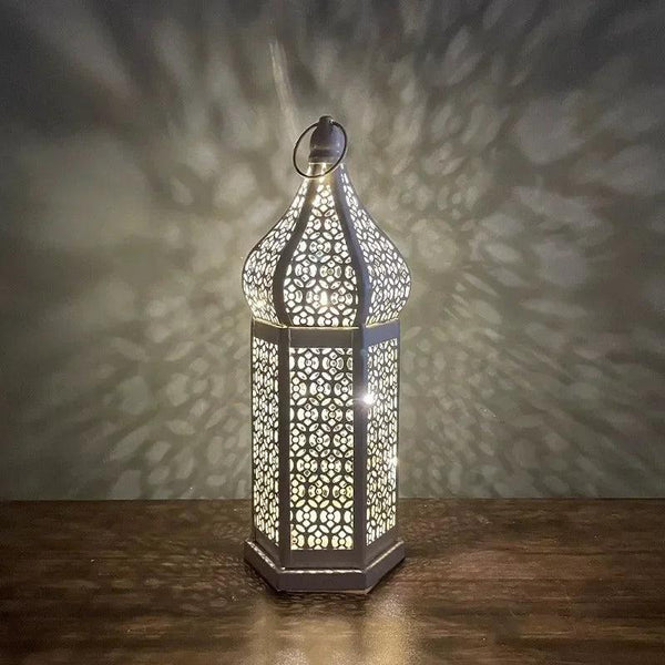 Lantern - LED Iron Moroccan Retro