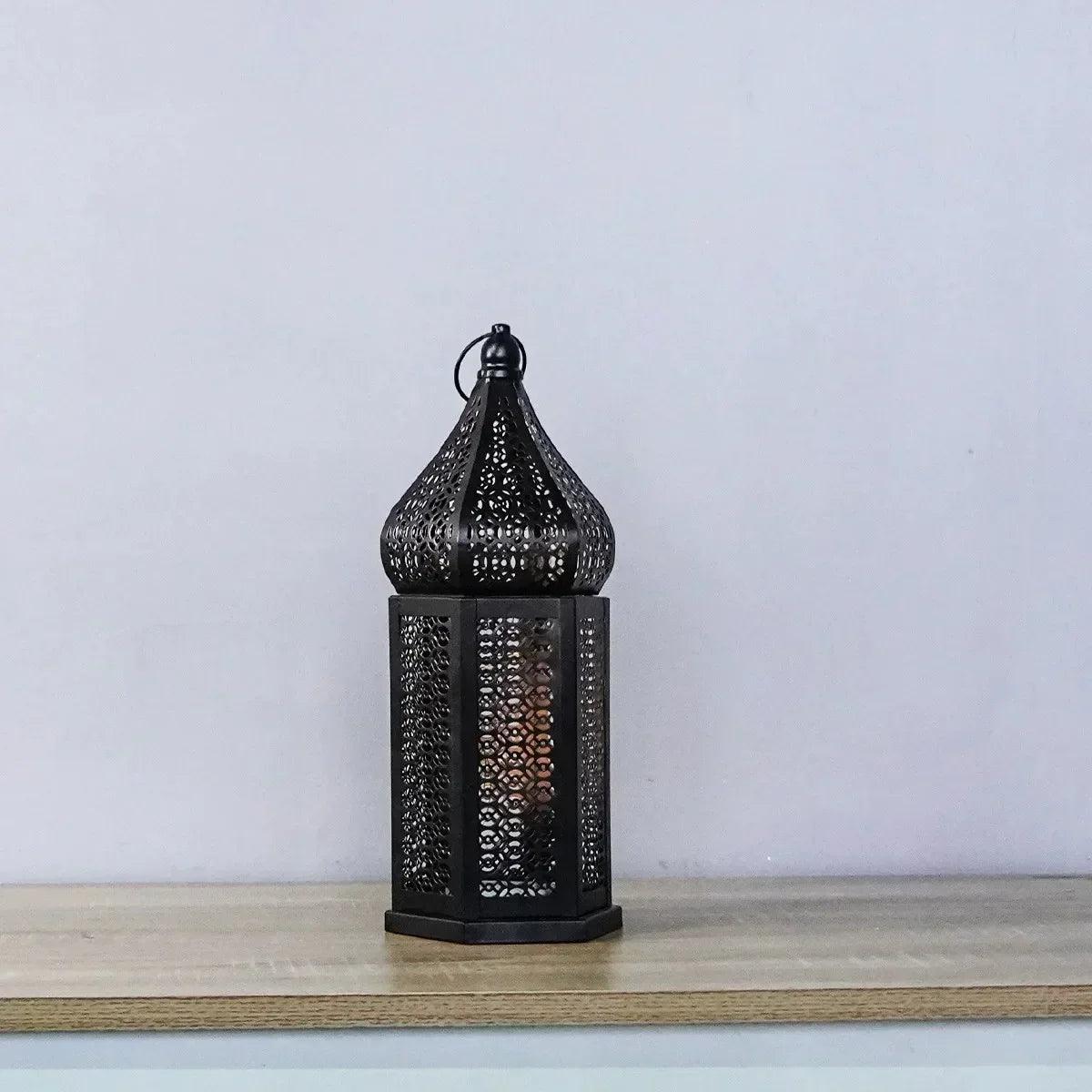 Lantern - LED Iron Moroccan Retro
