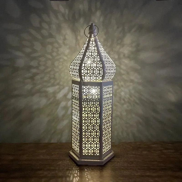 Lantern - LED Iron Moroccan Retro