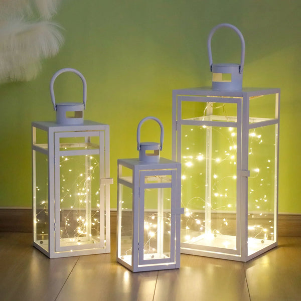 Set of 3 Metal Candle Lantern-12/15/19