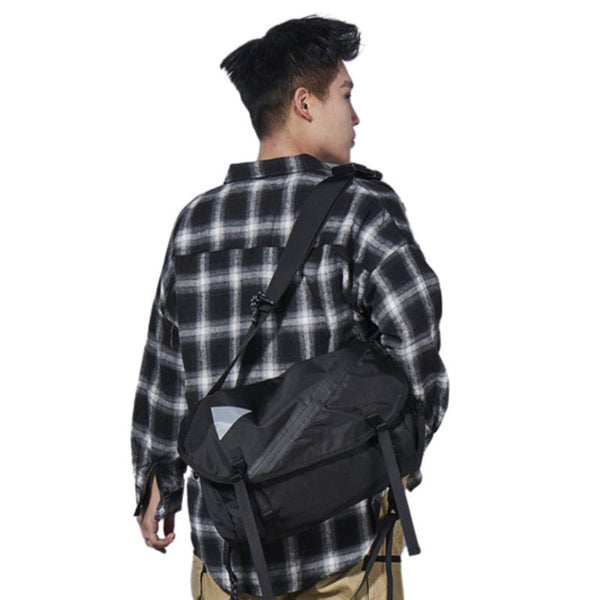 Large Black Messenger Bag