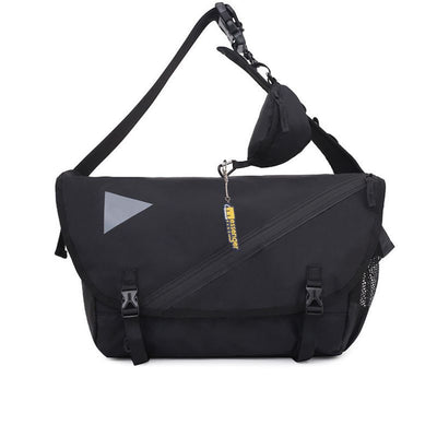 Large Black Messenger Bag