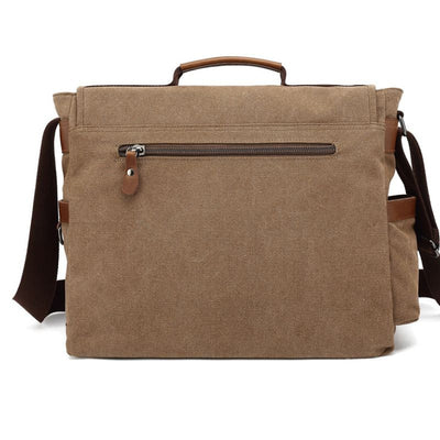 Large Canvas Office Messenger Bag