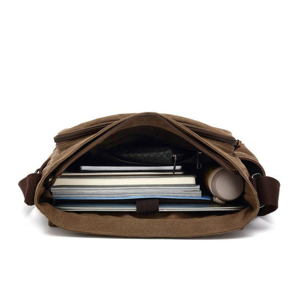Large Canvas Office Messenger Bag