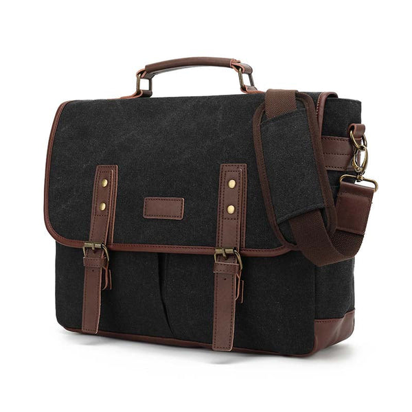 Large Canvas Vintage Messenger Bag