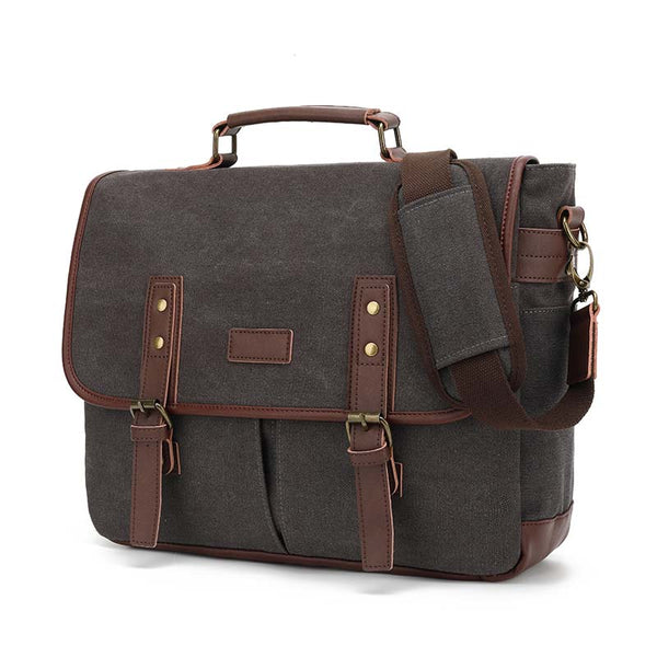 Large Canvas Vintage Messenger Bag