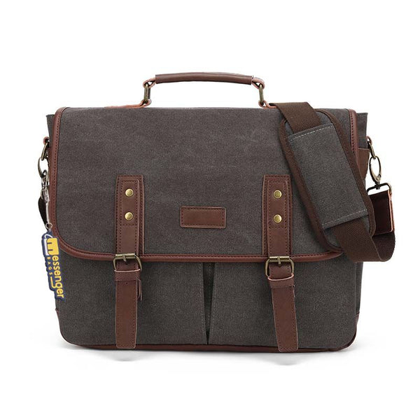Large Canvas Vintage Messenger Bag