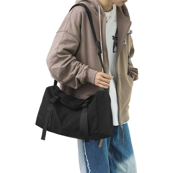 Large Nylon Crossbody Messenger Bag