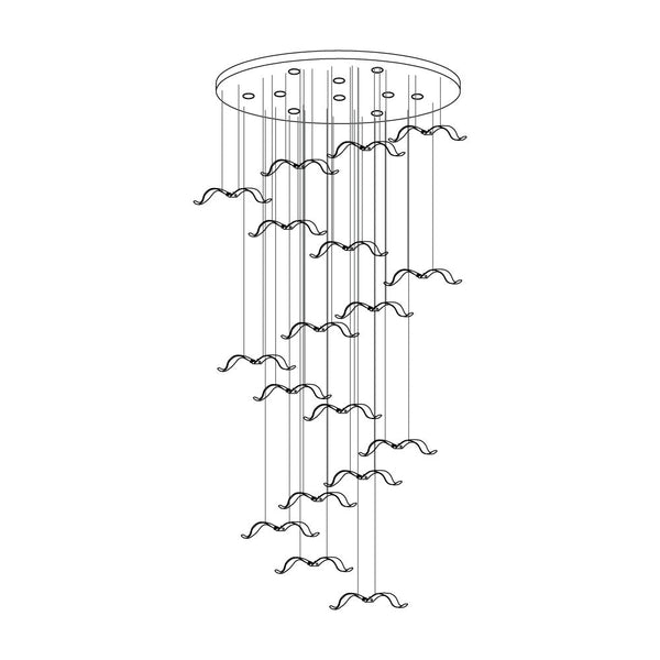 Large Seagull Chandelier