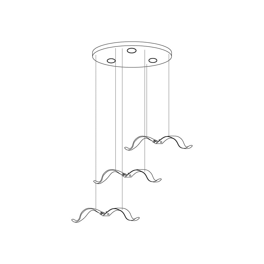 Large Seagull Chandelier