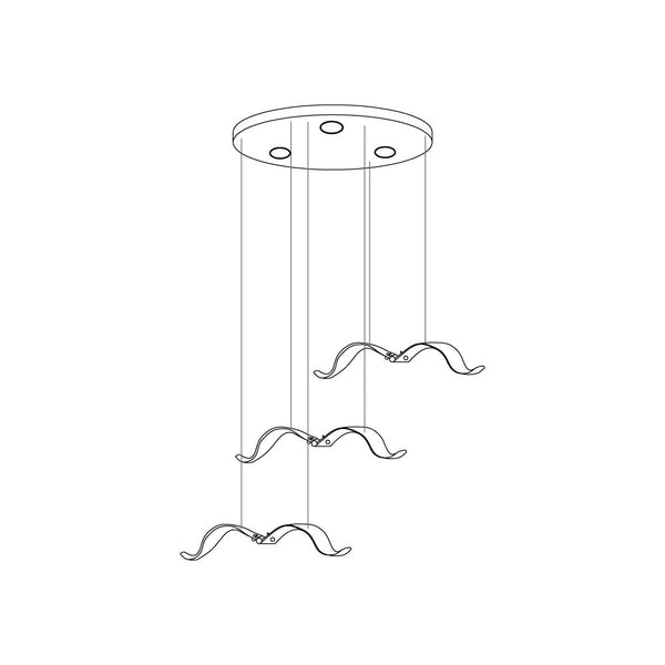 Large Seagull Chandelier