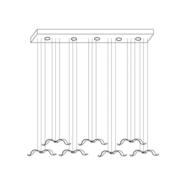 Large Seagull Chandelier