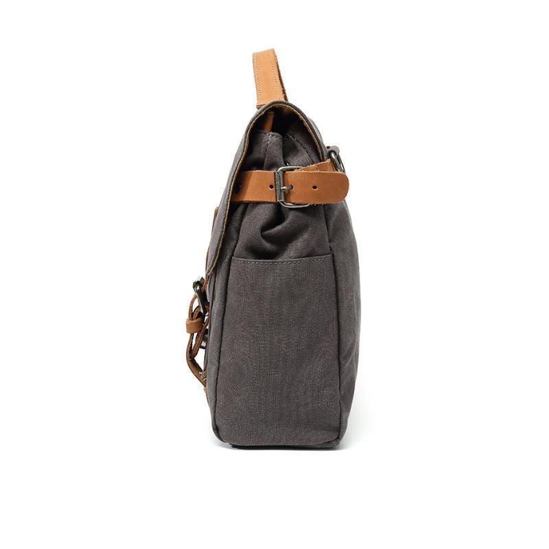 Large Vintage Canvas Messenger Bag