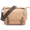 Large Waxed Canvas Messenger Bag