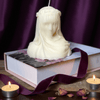 Large Veiled Lady Sculpture Candle
