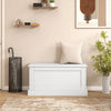 Large Storage Chest with Safety Metal Hinge-off white