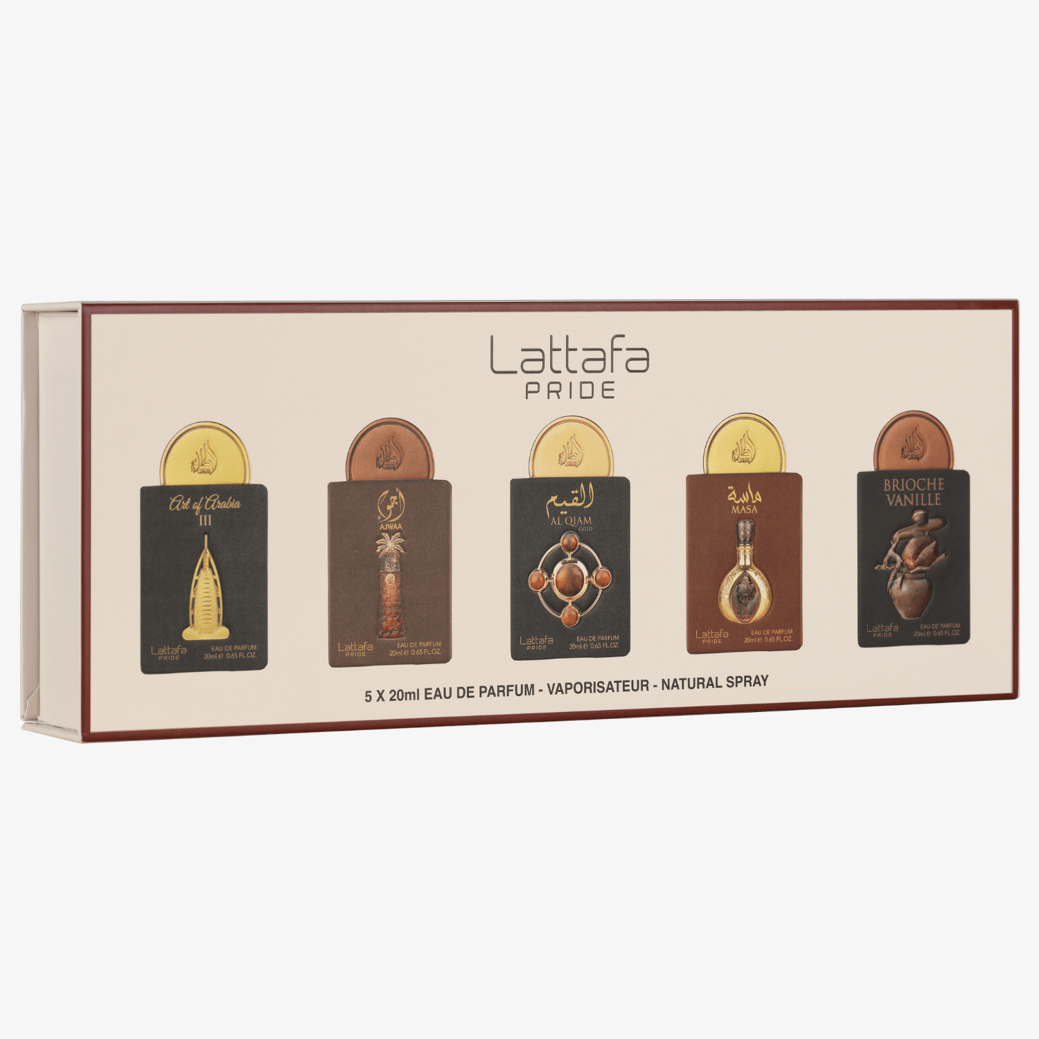 Lattafa Pride Perfume Discovery Gift Set 5 x 20ml
