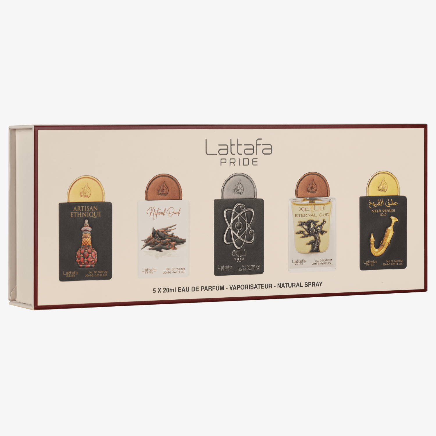 Lattafa Pride Perfume Discovery Gift Set 5 x 20ml