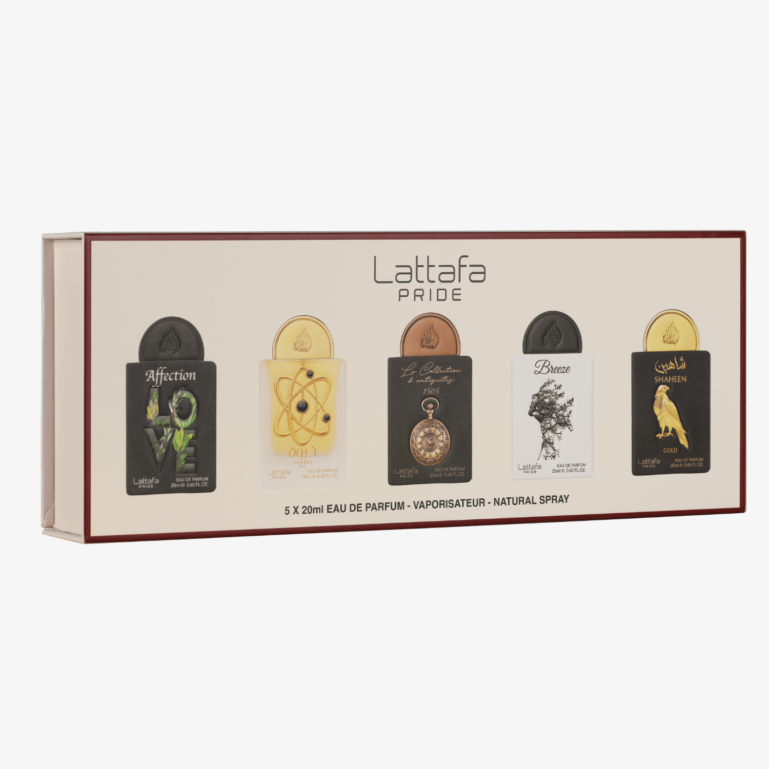 Lattafa Pride Perfume Discovery Gift Set 5 x 20ml