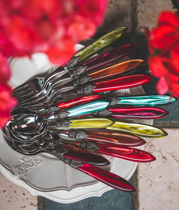 Laura 5-Piece Italian Flatware Set