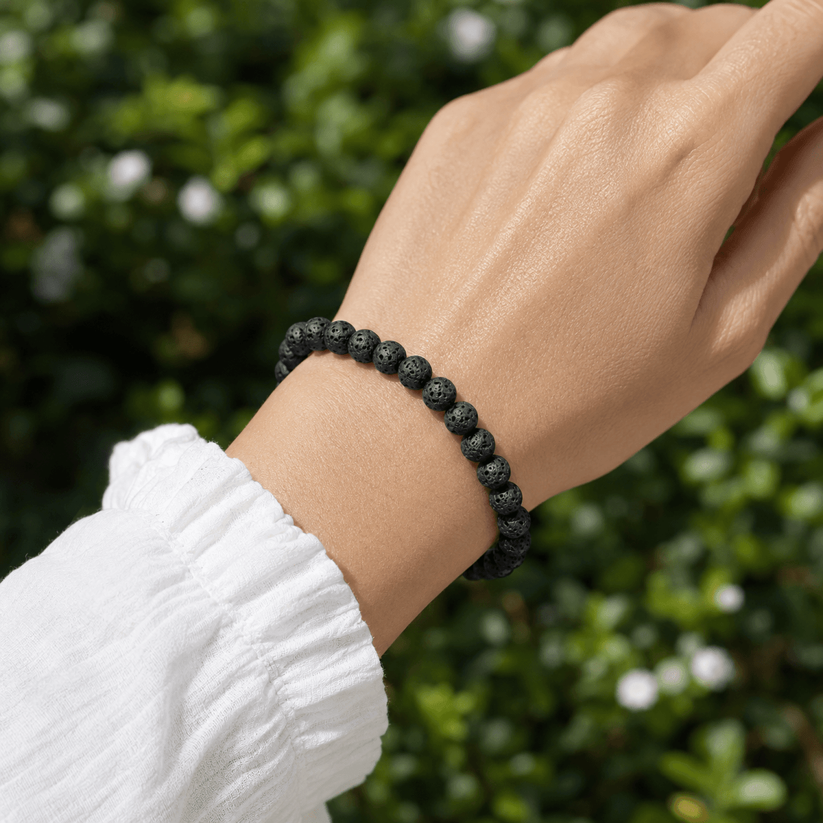 Lava Rock Bracelet | Volcanic Rock Bracelet (Protection and Stress Relief)